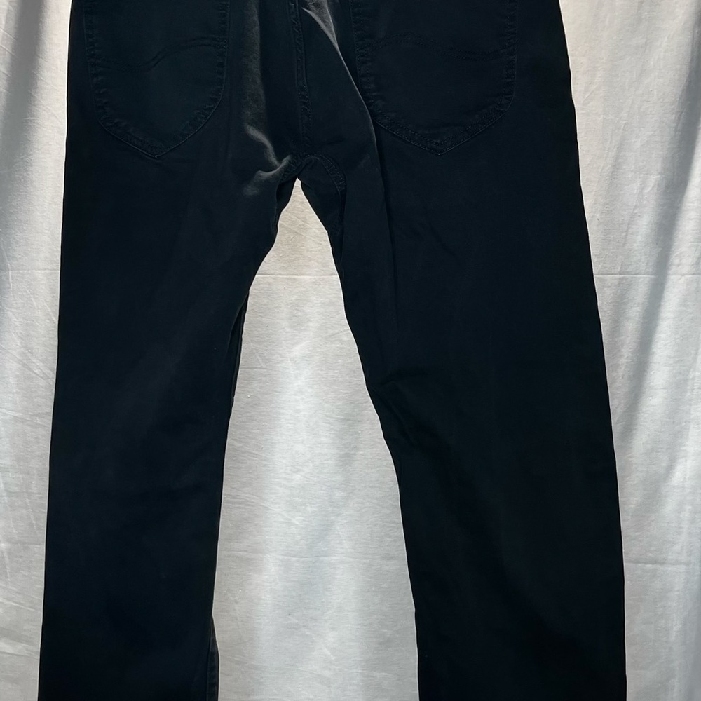 Lee Men's Straight Leg Black Jeans